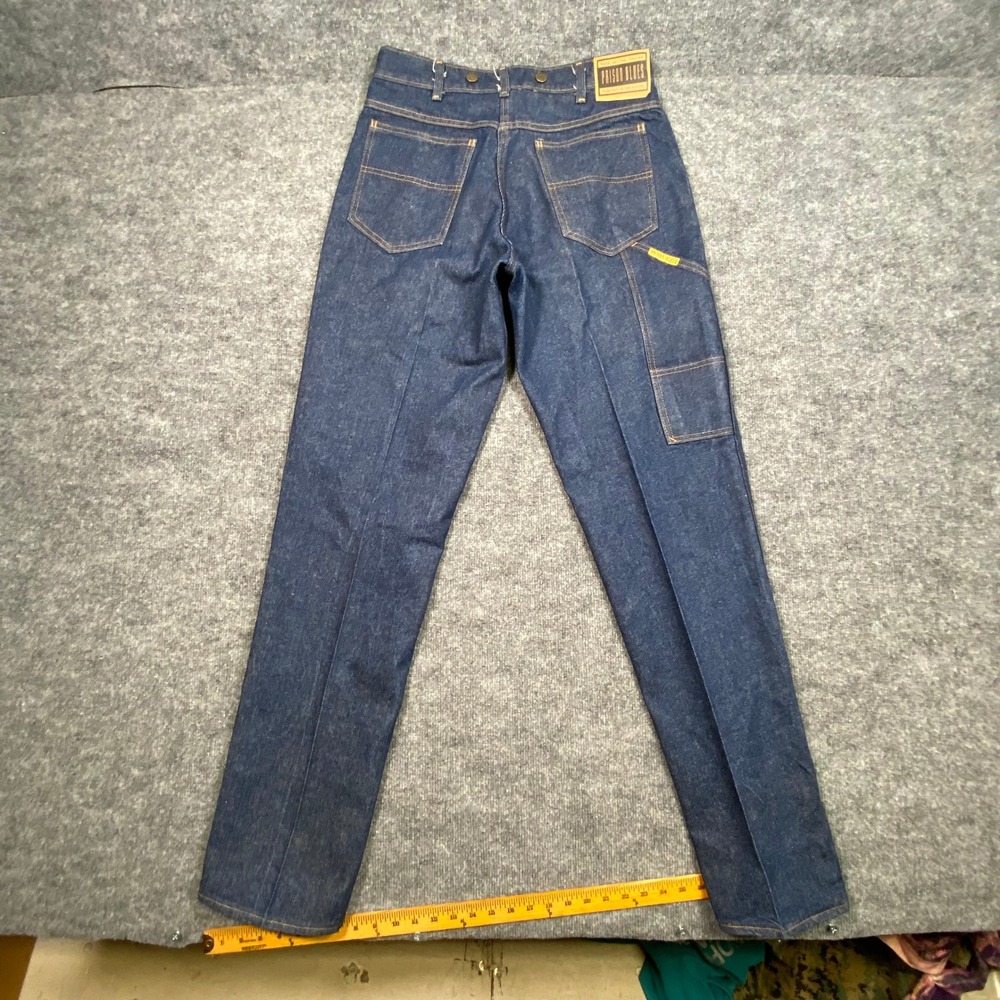 Prison Blues Mens 33x32 Carpenter Work Jeans Dark Indigo Denim Made in USA